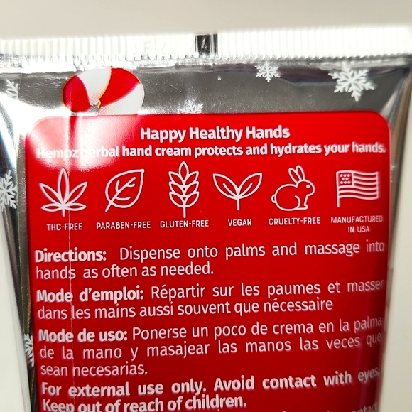 ❤️HEMPZ HAND CREAM CANDY CANE LANE LOTION MOISTURIZER - SEALED - UNOPENED - Picture 9 of 11